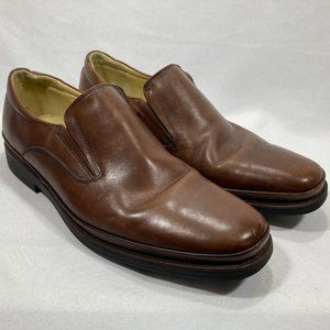 Steptronic Maserati Slip-On Brown Sheepskin Men's Loafers Size 10.5 (Eur 44)